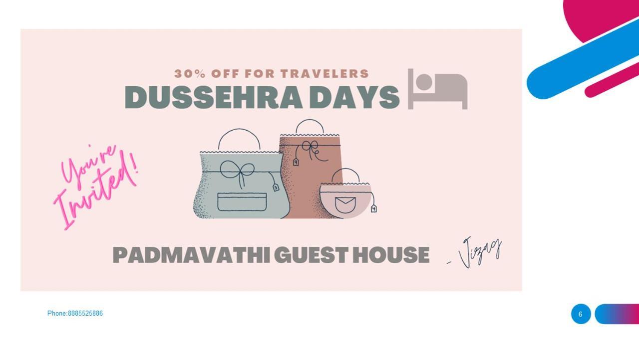 Padmavathi Family Guest House Visakhapatnam Eksteriør billede